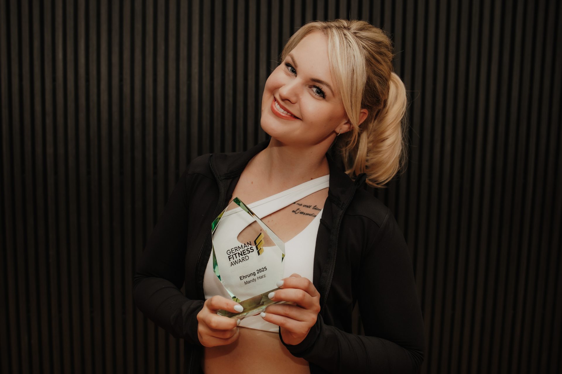 German Fitness Award Mandy Harz Auszeichnung und Gewinner der Fitnessbranche