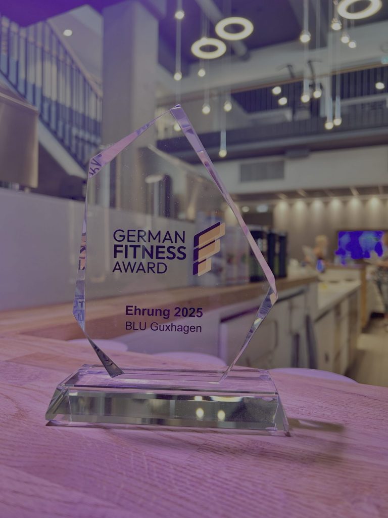 Studio BLU Guxhagen: Ausgezeichnetes Premium-Studio in Nordhessen 10 - German Fitness Award Nordhessens top Fitnessstudio wird mit dem German Fitness Award ausgezeichnet